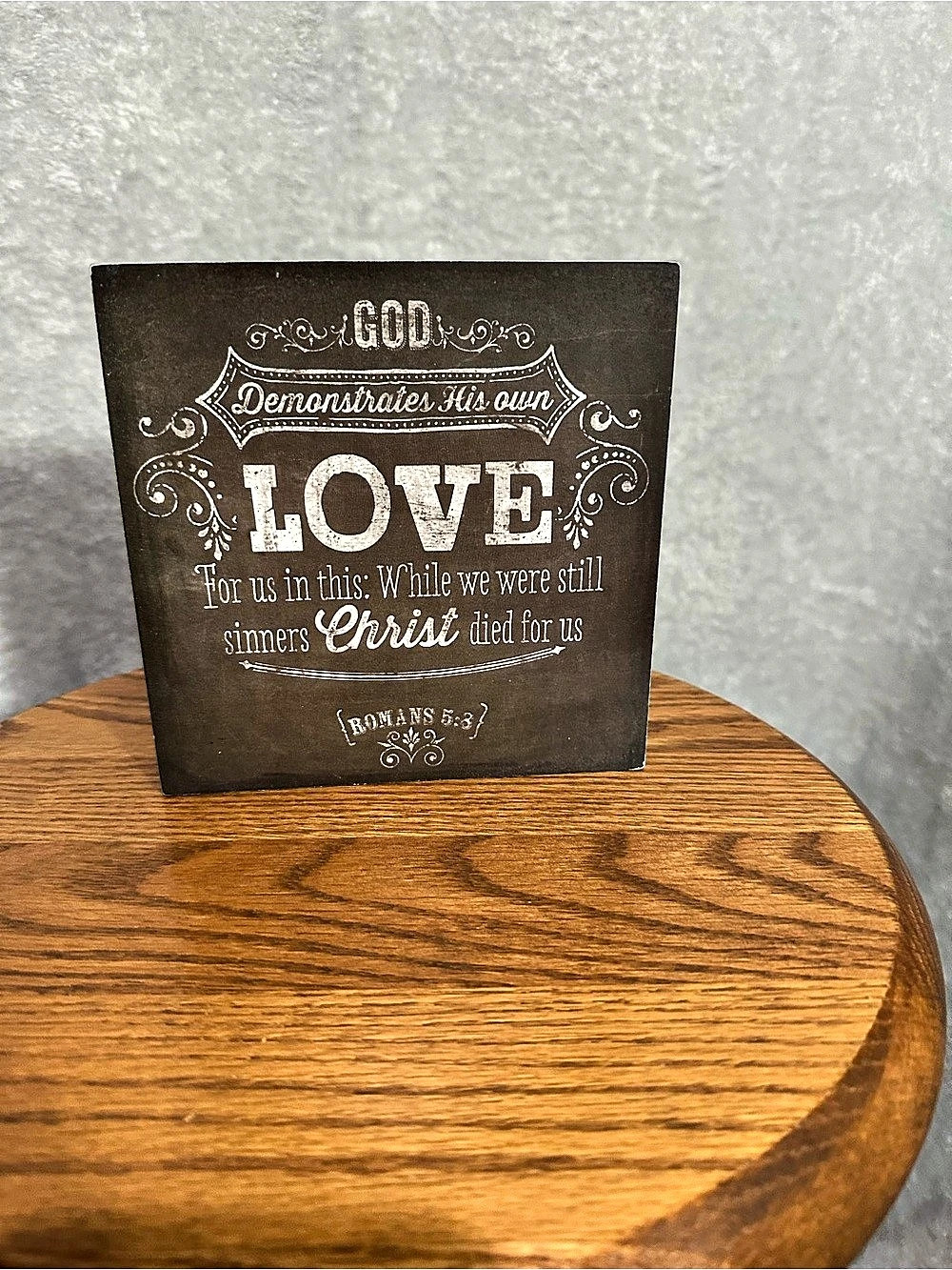 Black & Brown Wedding Love Sign Decor